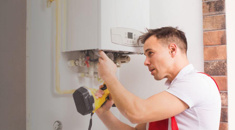 Local tankless water heater installation in Steeleville, IL